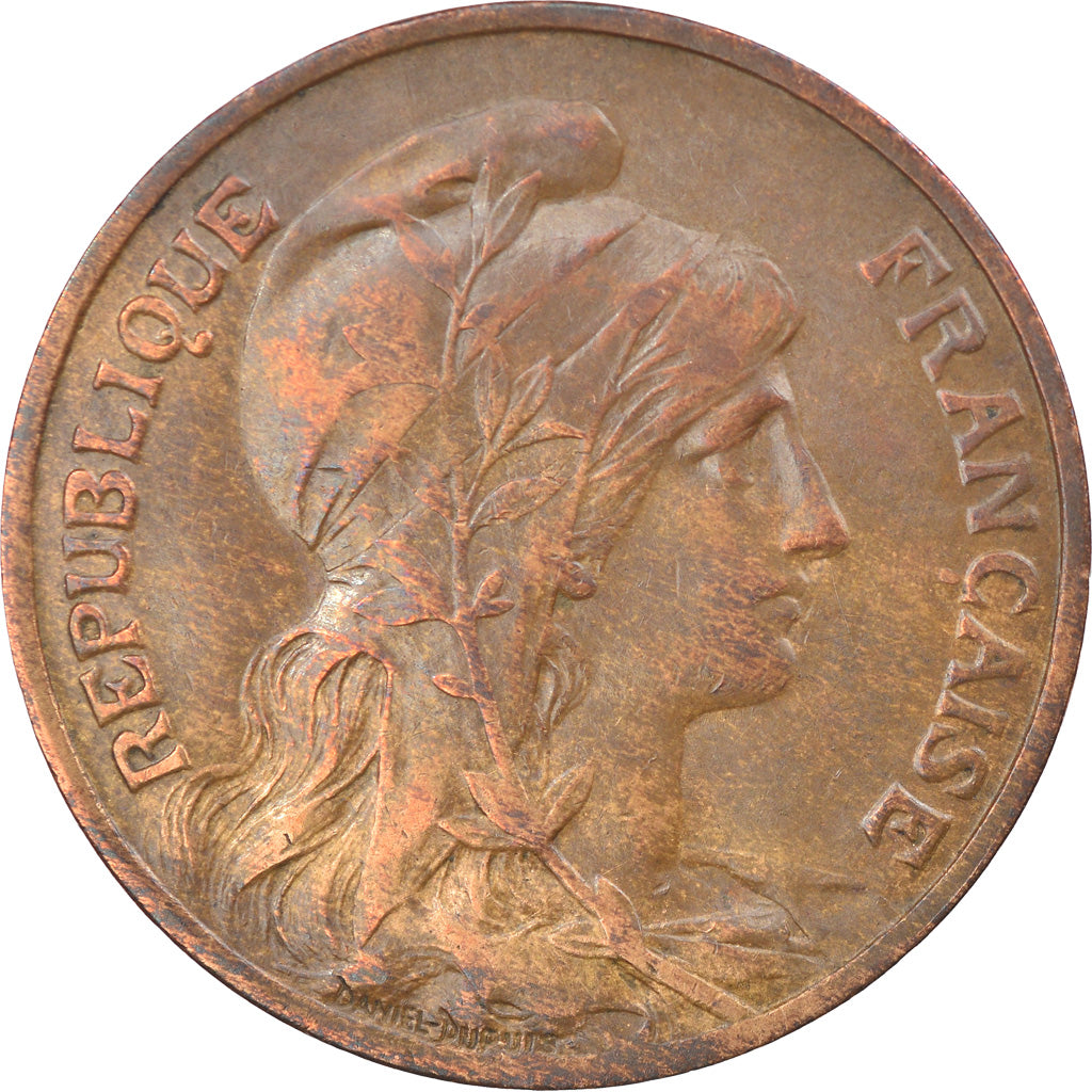 Monnaie, France, Dupuis, 10 Centimes, 1909, Paris, TB+, Bronze, Gadoury:277