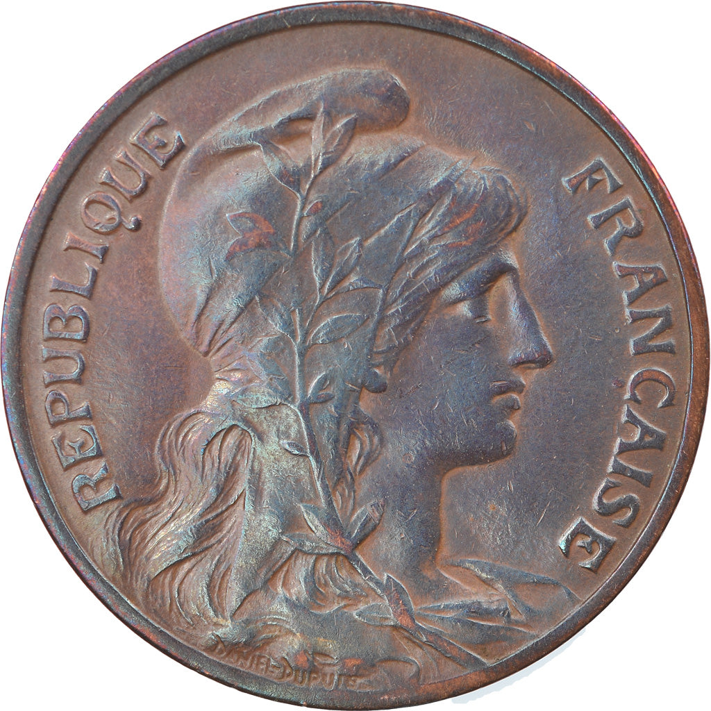 Coin, France, Dupuis, 10 Centimes, 1913, Paris, EF(40-45), Bronze, KM:843, Le