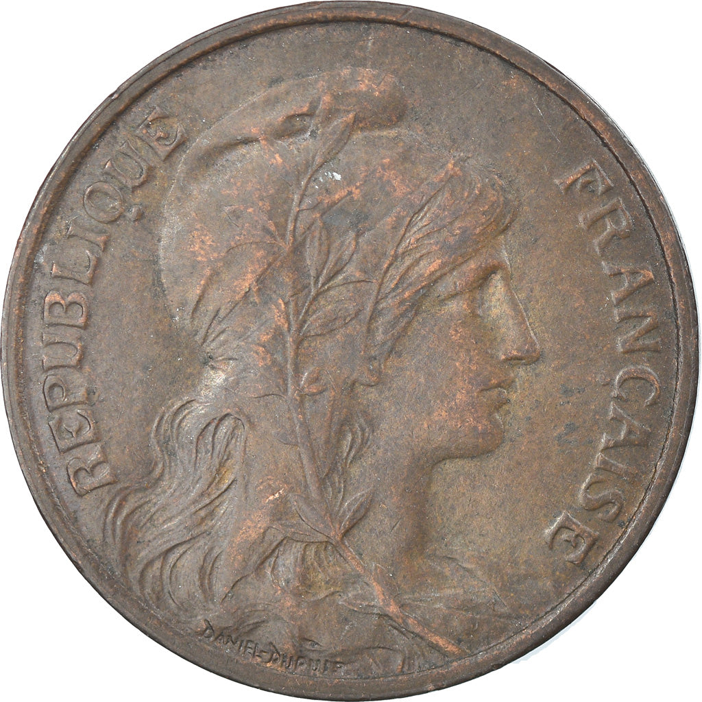 Coin, France, Dupuis, 5 Centimes, 1909, Paris, EF(40-45), Bronze, KM:842