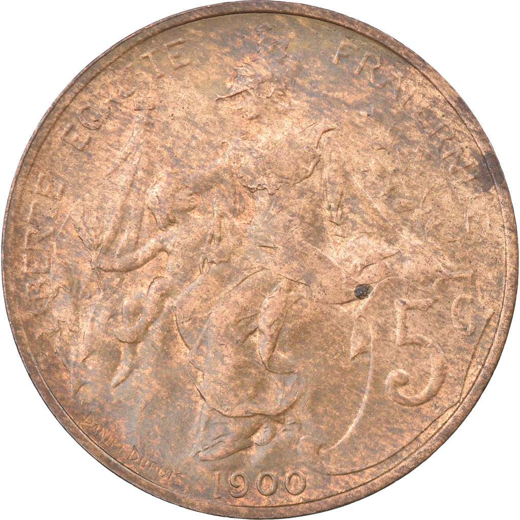 Coin, France, Dupuis, 5 Centimes, 1900, Paris, VF(20-25), Bronze, KM:842