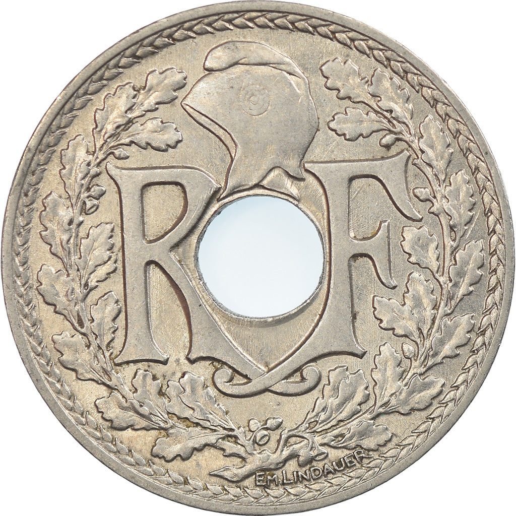 Coin, France, Lindauer, 25 Centimes, 1914, EF(40-45), Nickel, KM:867