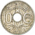 Munten, Frankrijk, Lindauer, 10 Centimes, 1921, Paris, ZF, Copper-nickel