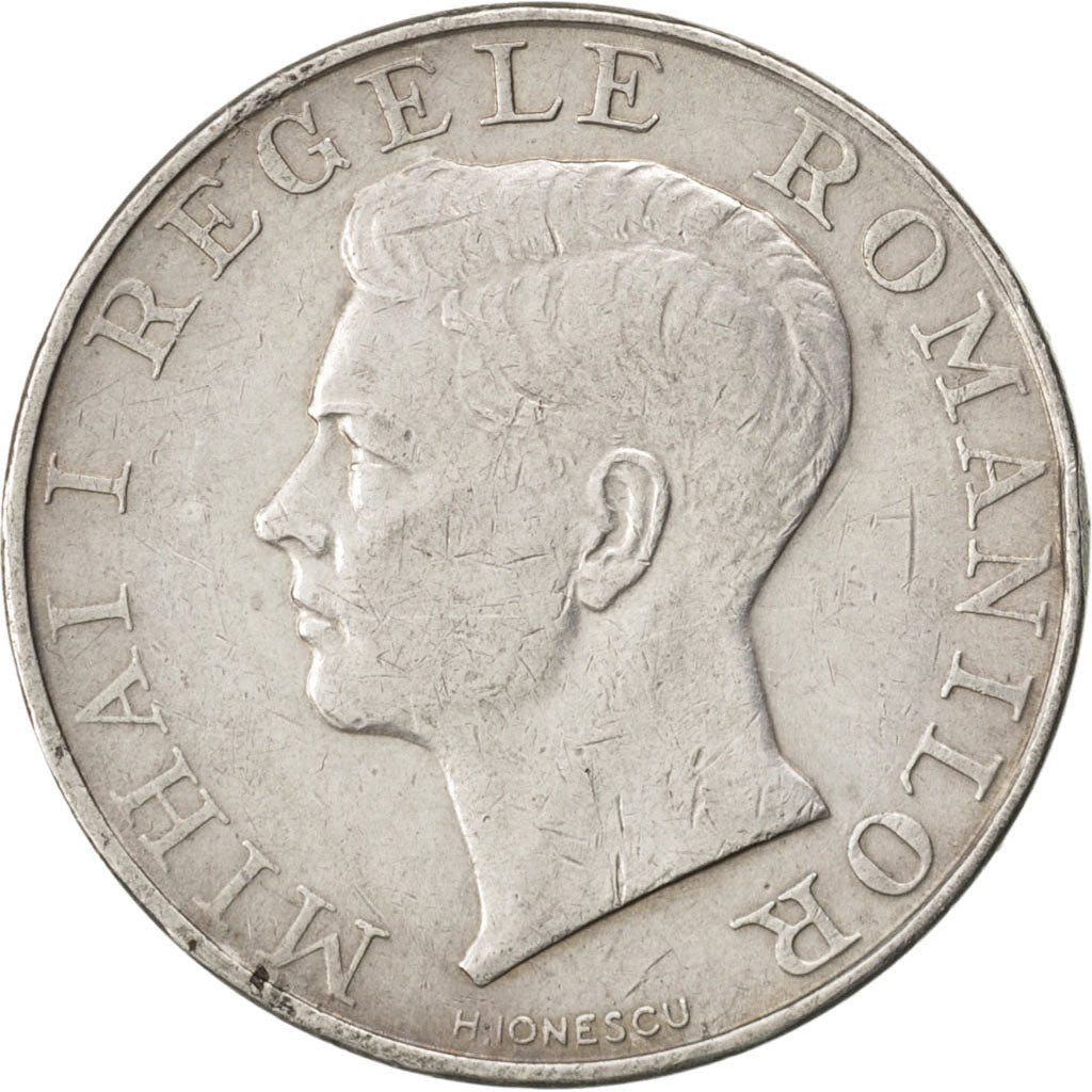 Romania, Mihai I, 250 Lei, 1941, BB, Argento, KM:59.3