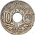 Munten, Frankrijk, Lindauer, 10 Centimes, 1923, Paris, ZF, Copper-nickel