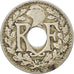 Moneda, Francia, Lindauer, 10 Centimes, 1923, Poissy, MBC, Cobre - níquel