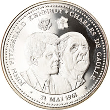 Francja, Medal, Vème République, Fitzgérald Kennedy-De Gaulle, Politics