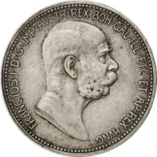 AUSTRIA, Corona, 1908, KM #2808, EF(40-45), Silver, 4.99