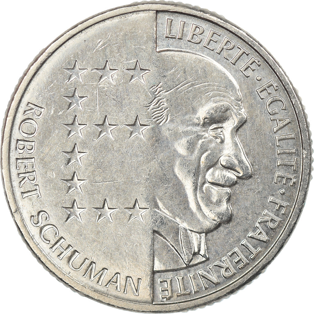 Moneta, Francia, Schumann, 10 Francs, 1986, BB, Nichel, KM:958, Gadoury:825