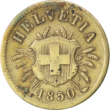Moneta, Svizzera, 5 Rappen, 1850, MB, Biglione, KM:5