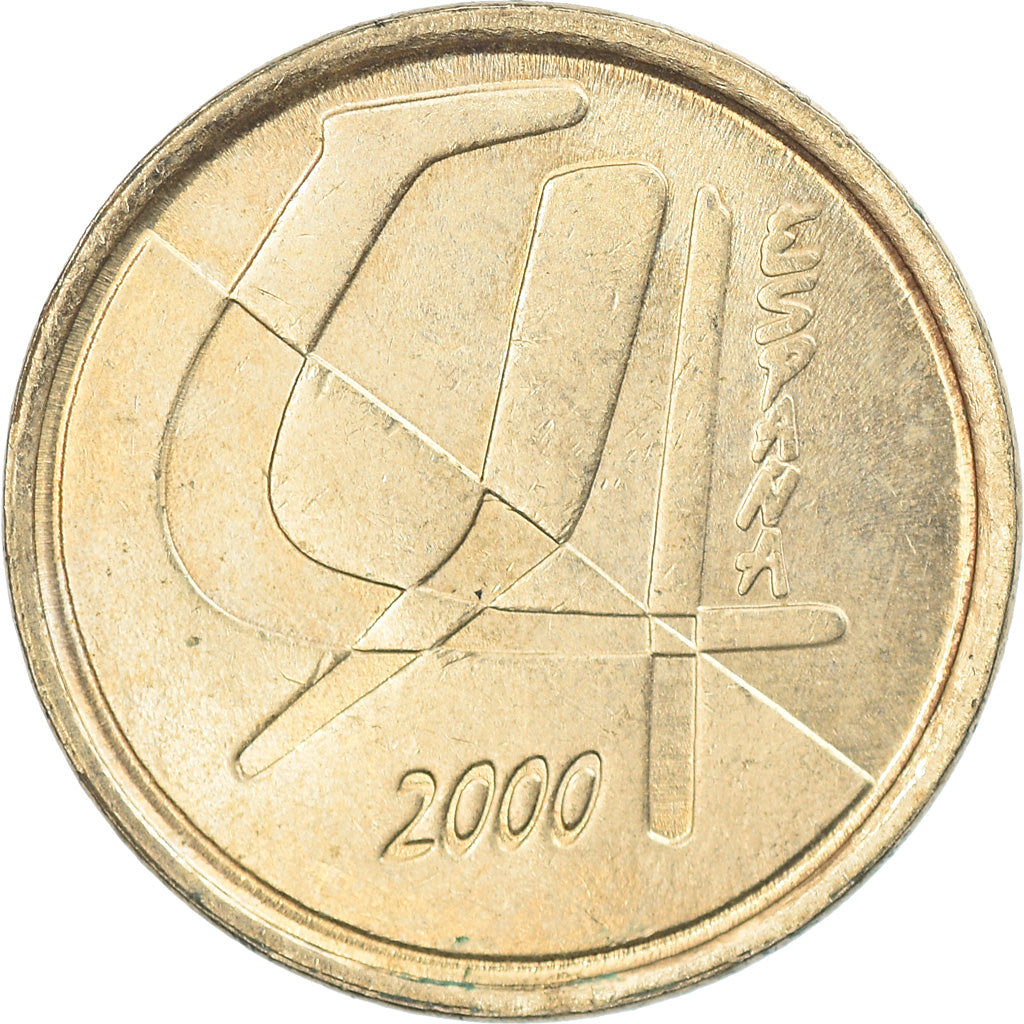 Munten, Spanje, Juan Carlos I, 5 Pesetas, 2000, Madrid, PR, Aluminum-Bronze