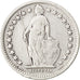 Moneta, Svizzera, 1/2 Franc, 1909, MB, Argento, KM:23