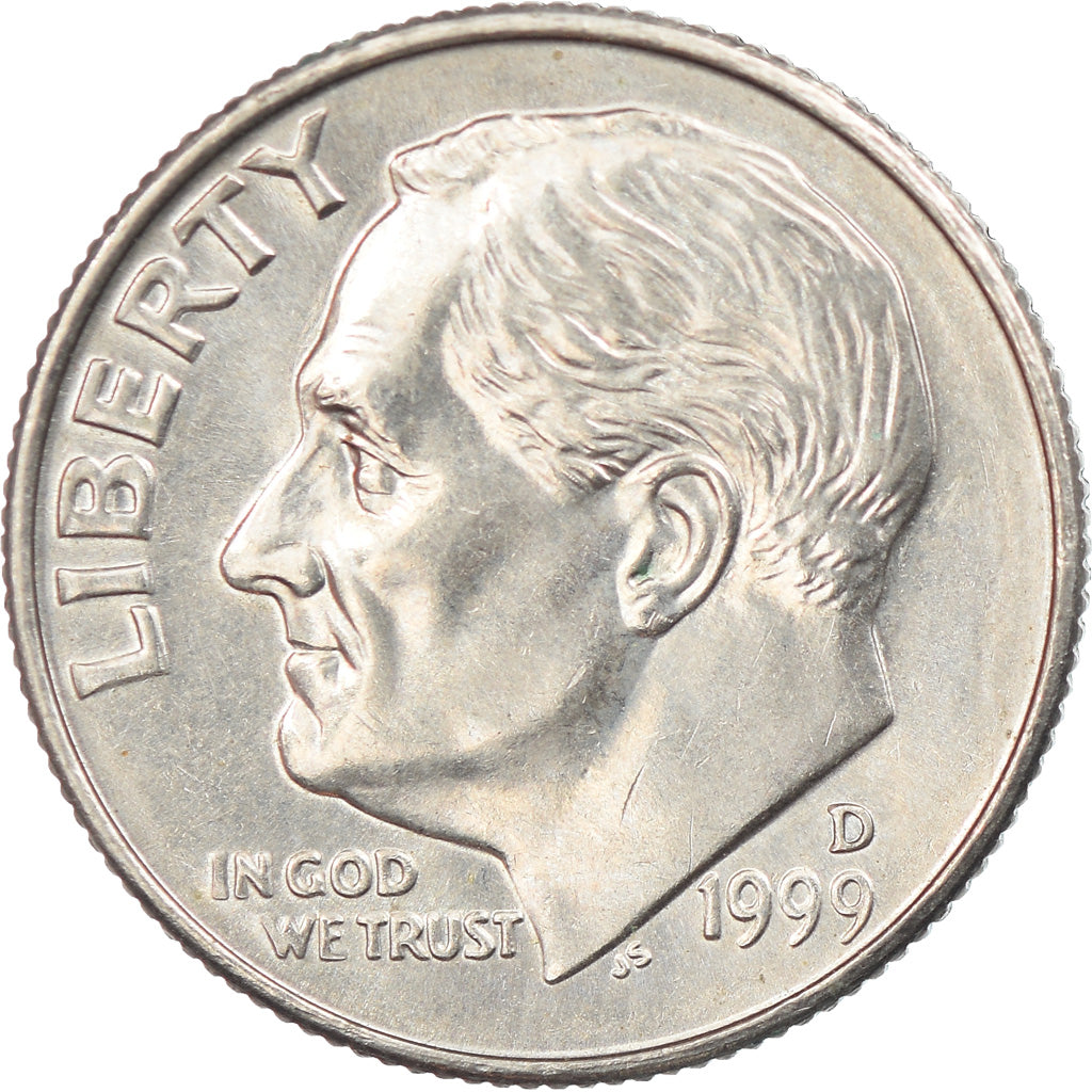 Munten, Verenigde Staten, Roosevelt Dime, Dime, 1999, U.S. Mint, Denver, PR