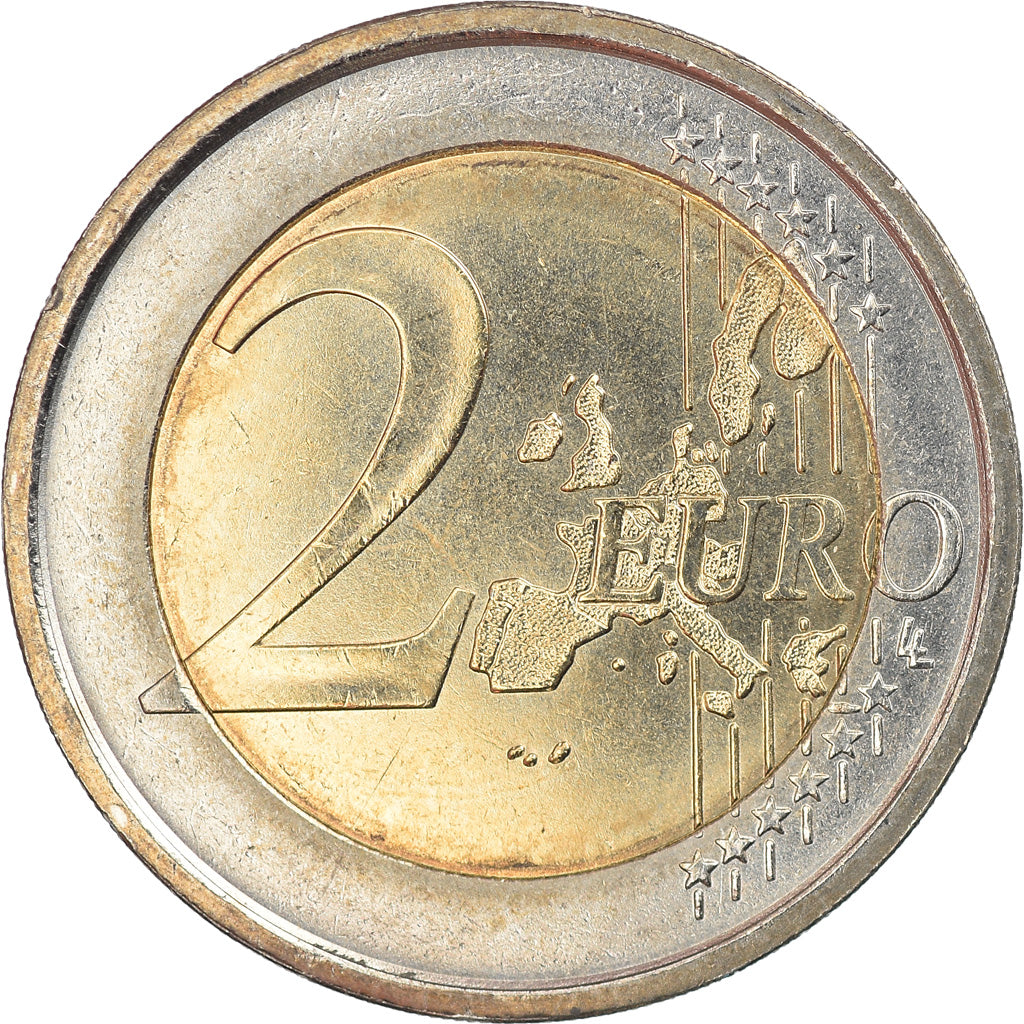 San Marino, 2 Euro, 2002, MS(65-70), Bi-Metallic, KM:447