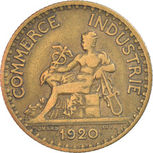 Coin, France, Chambre de commerce, Franc, 1920, Paris, EF(40-45)