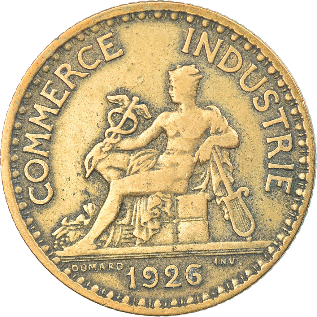 Coin, France, Chambre de commerce, Franc, 1926, Paris, EF(40-45)