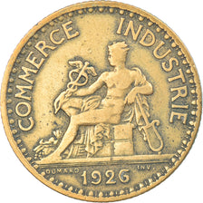 Coin, France, Chambre de commerce, Franc, 1926, Paris, EF(40-45)