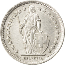 Coin, Switzerland, 1/2 Franc, 1943, AU(55-58), Silver, KM:23
