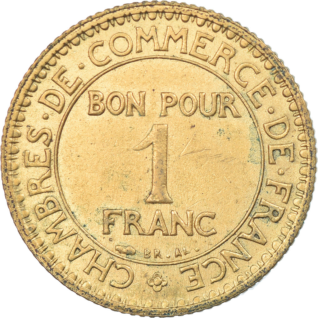 Moneta, Francia, Chambre de commerce, Franc, 1927, Paris, SPL-