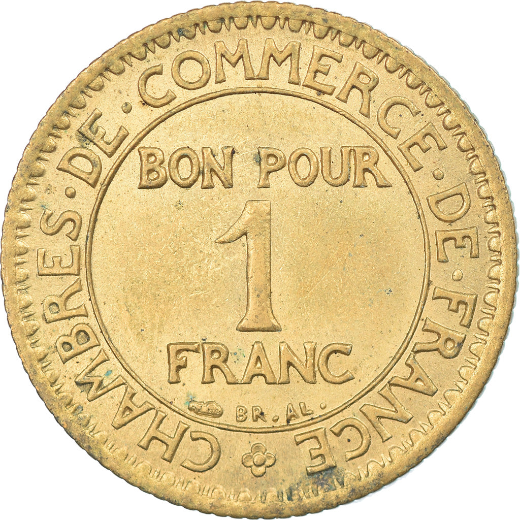 Münze, Frankreich, Chambre de commerce, Franc, 1923, Paris, VZ