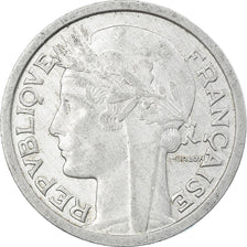 Coin, France, Morlon, Franc, 1944, Paris, EF(40-45), Aluminum, KM:885a.1