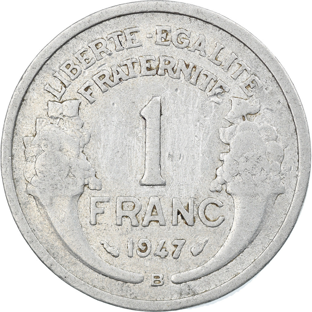 Monnaie, France, Morlon, Franc, 1947, Beaumont - Le Roger, TTB, Aluminium