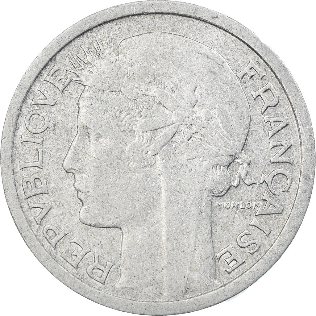 Coin, France, Morlon, Franc, 1950, Beaumont - Le Roger, EF(40-45), Aluminum