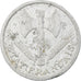 Coin, France, Bazor, 2 Francs, 1943, Beaumont - Le Roger, EF(40-45), Aluminum