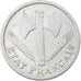 France, Bazor, 2 Francs, 1944, Beaumont - Le Roger, EF(40-45), Aluminum