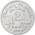 France, Bazor, 2 Francs, 1944, Beaumont - Le Roger, EF(40-45), Aluminum