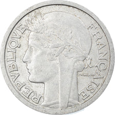 Munten, Frankrijk, Morlon, 2 Francs, 1950, ZF, Aluminium, KM:886a.1
