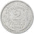 France, Morlon, 2 Francs, 1945, Castelsarrasin, EF(40-45), Aluminum, KM:886a.3