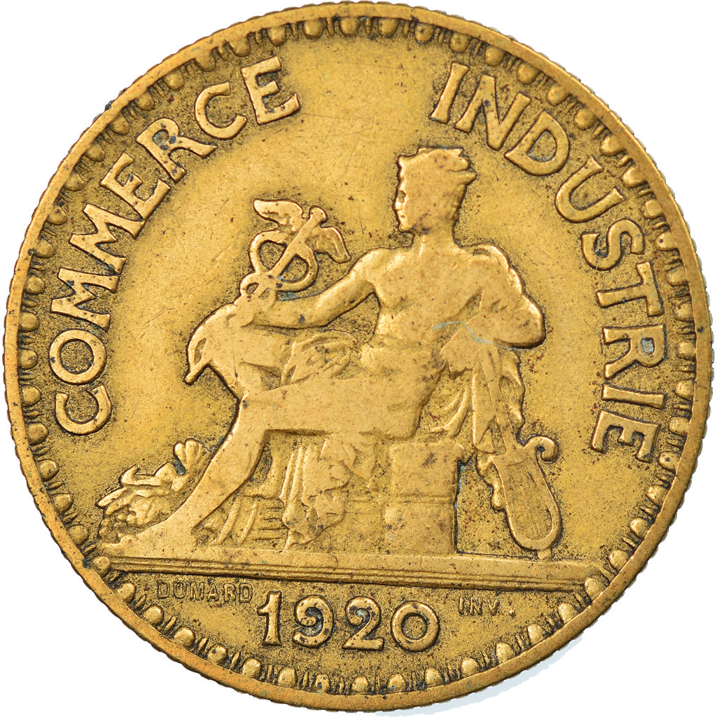 Munten, Frankrijk, Chambre de commerce, 2 Francs, 1920, Paris, ZF