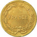 Coin, France, France Libre, 2 Francs, 1944, Philadelphia, EF(40-45), Brass