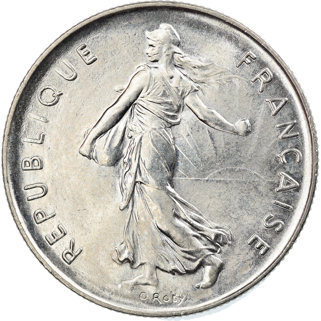 Coin, France, Semeuse, 5 Francs, 1989, Paris, AU(55-58), Nickel Clad
