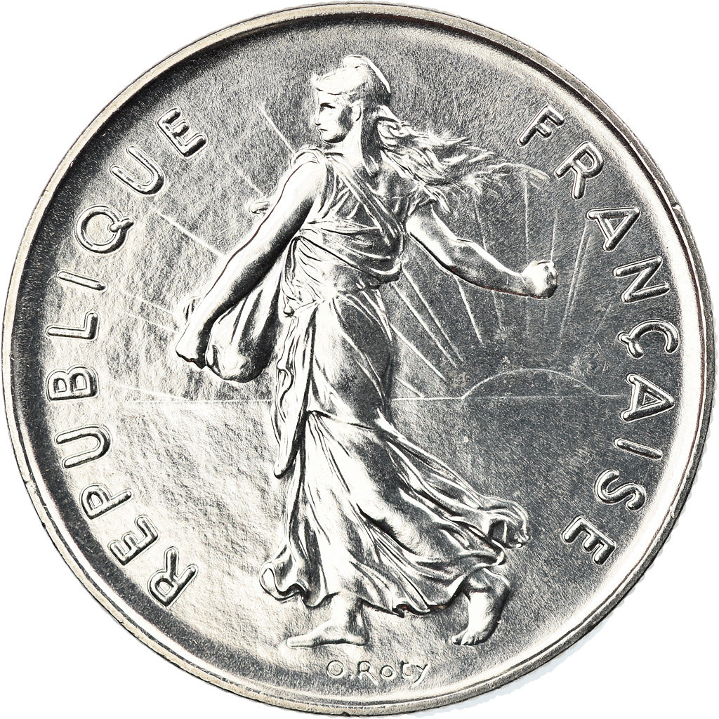 Moneda, Francia, Semeuse, 5 Francs, 1982, Paris, FDC, FDC, Níquel recubierto de