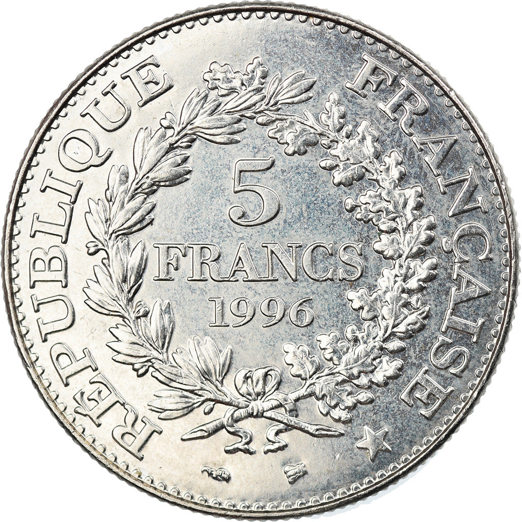 Monnaie, France, Hercule, 5 Francs, 1996, Paris, TTB, Nickel, KM:1155, Le