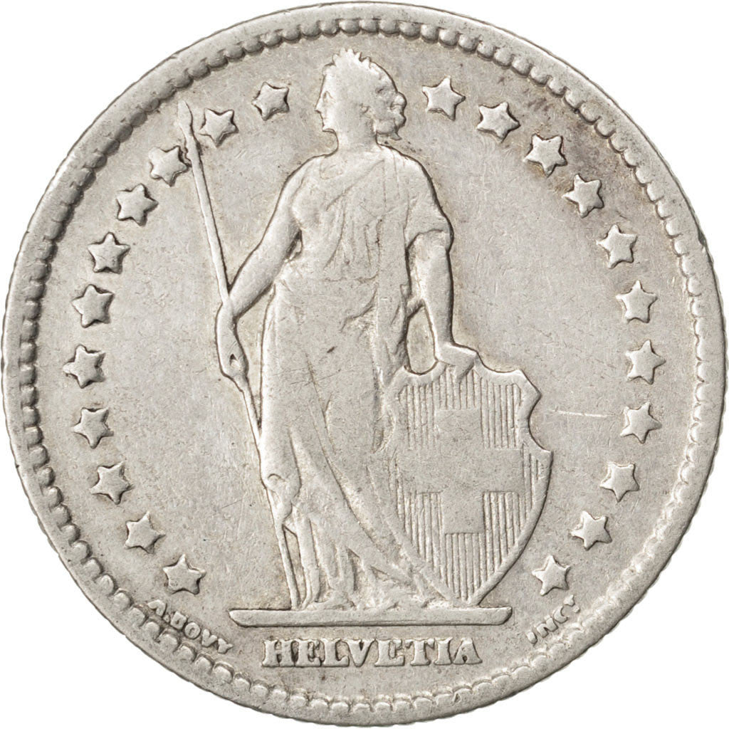 Suisse, 1 Franc, 1901 B, KM 24