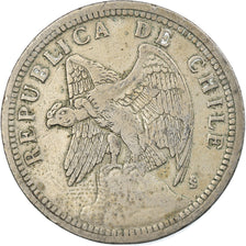 Coin, Chile, Peso, 1933, EF(40-45), Copper-nickel, KM:176.1