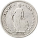 Svizzera, Franc, 1904, MB, Argento, KM:24