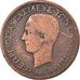 Coin, Greece, George I, 10 Lepta, 1869, Strassburg, VF(20-25), Copper, KM:43