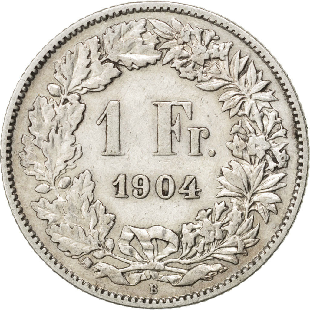 Suisse, 1 Franc, 1904 B, KM 24