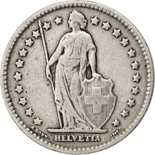 SWITZERLAND, Franc, 1906, KM #24, EF(40-45), Silver, 23.2, 4.93