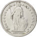 Svizzera, Franc, 1908, MB, Argento, KM:24