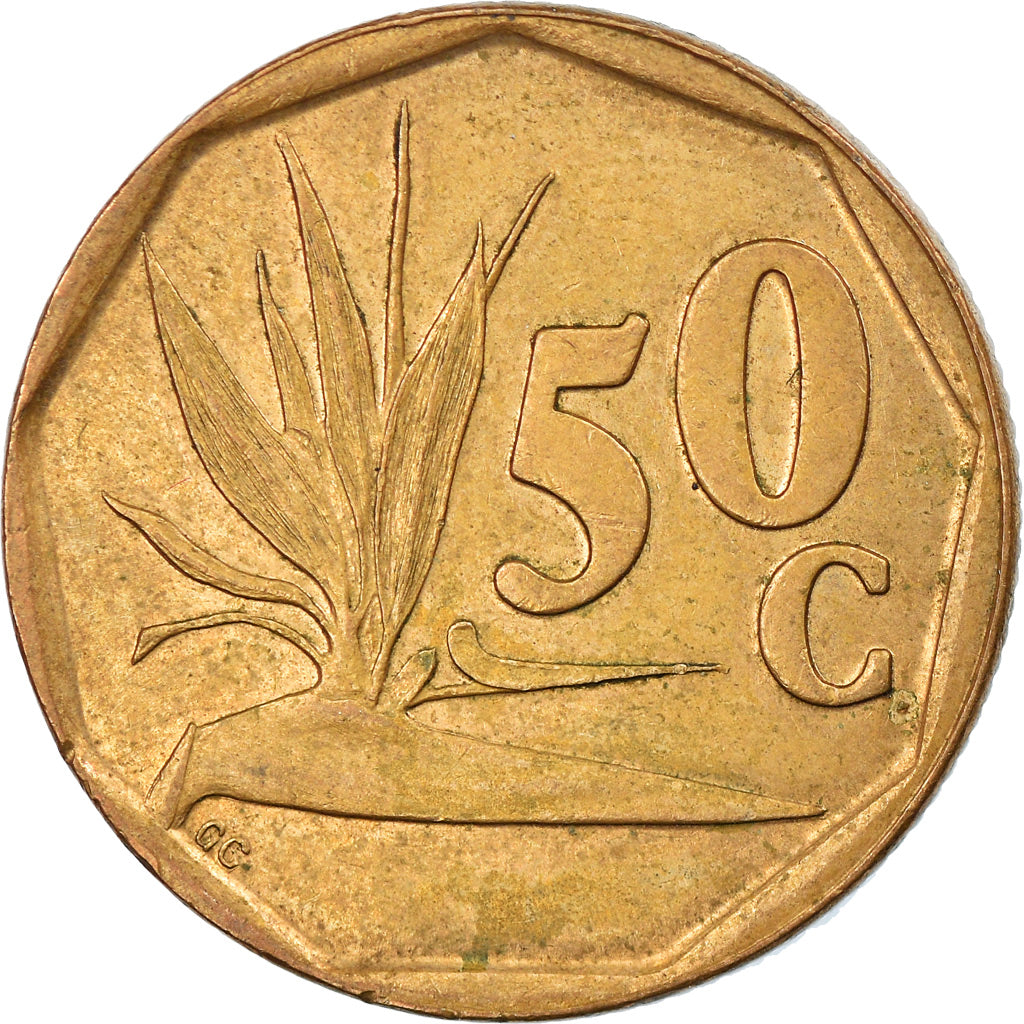 Münze, Südafrika, 50 Cents, 1994, Pretoria, SS, Bronze Plated Steel, KM:137