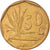 Moneda, Sudáfrica, 50 Cents, 1994, Pretoria, MBC, Bronce chapado en acero