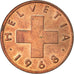 Monnaie, Suisse, 2 Rappen, 1968, Bern, TTB, Bronze, KM:47