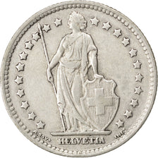 SWITZERLAND, Franc, 1931, KM #24, EF(40-45), Silver, 23.2, 4.97