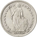 SWITZERLAND, Franc, 1931, KM #24, EF(40-45), Silver, 23.2, 4.97