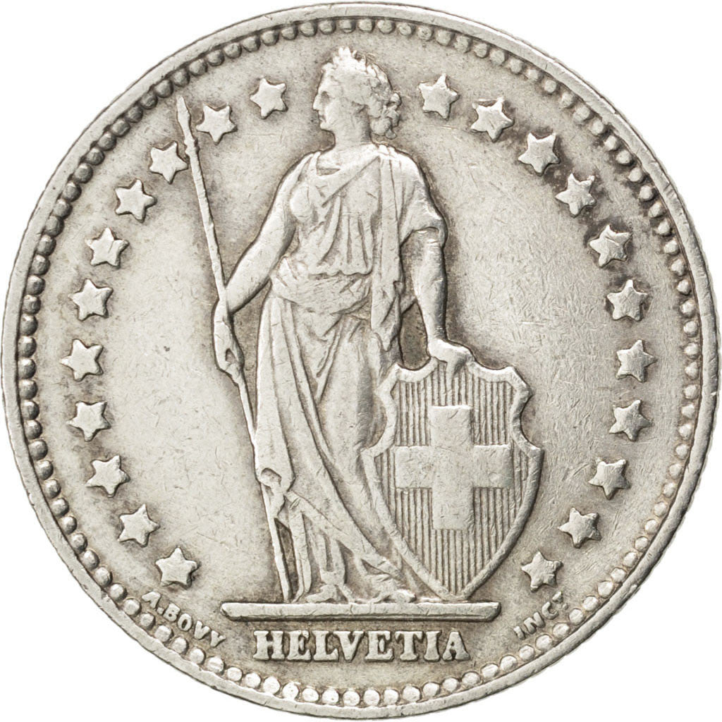 Münze, Schweiz, Franc, 1939, SS, Silber, KM:24