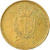 Moneta, Malta, Cent, 1998, EF(40-45), Mosiądz niklowy, KM:93